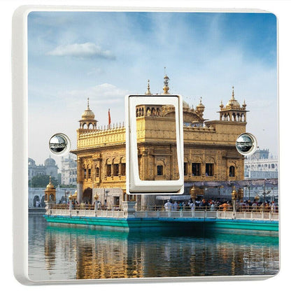 Golden Temple Amritsar India 3d Light Switch Sticker Cover Vinyl Skin Wall Decal