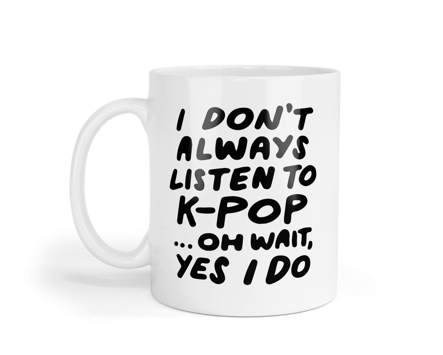 Funny K-Pop Mug: Novelty Coffee Tea Cup Gift