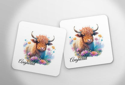Highland Cow Mug - Personalised Cow Mug Cute