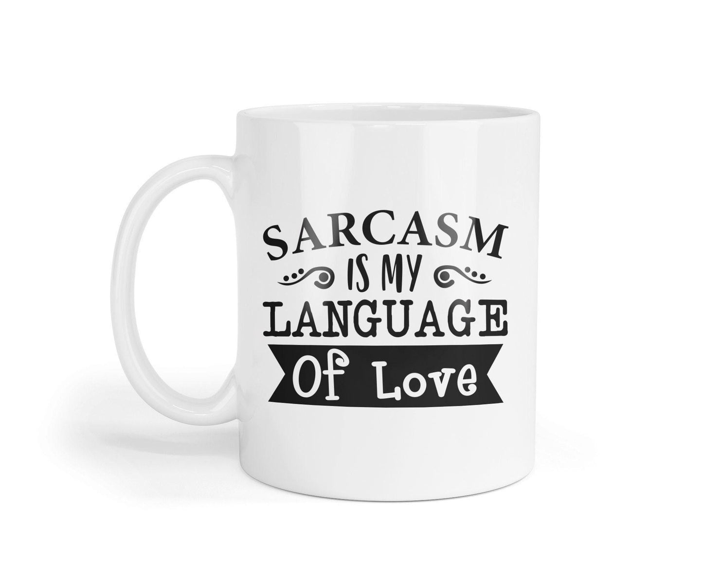 Sarcasm Language of Love Mug & Coaster Set