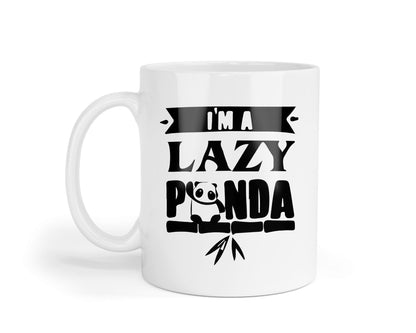 Im A Lazy Panda Coffee Mug Tea Cup Office Coworker Birthday Christmas Xmas Gift