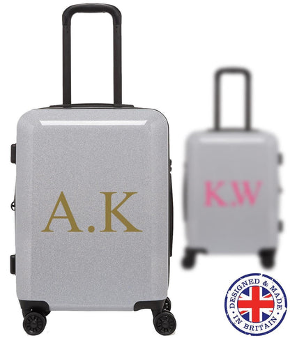 Personalised Name Initials Suitcase Vinyl Decal Sticker Luggage Travel Holiday
