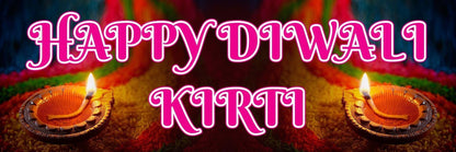2 Personalised Diwali Holi Shivaratri Hindu Party Celebration Banners Posters