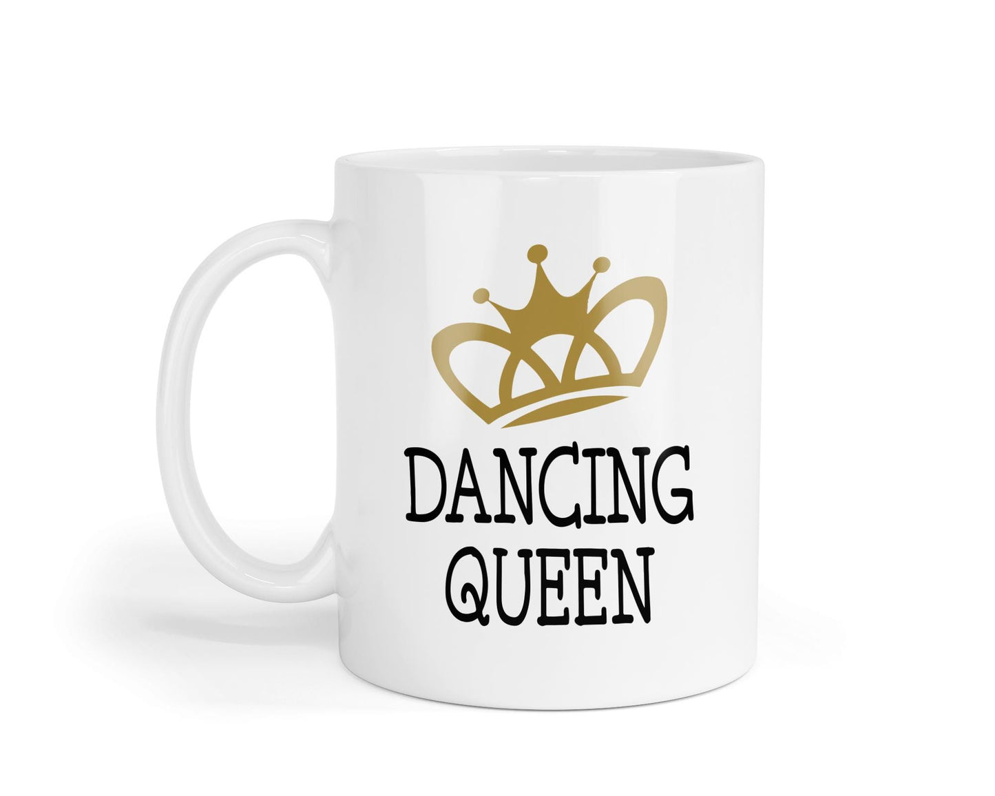 Customised Dancing Queen Mug: Personalised Coffee Tea Cup, Birthday Gift