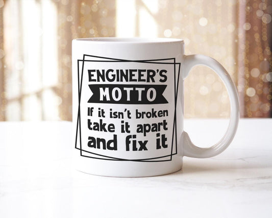 Engineer Mug & Coaster Set Funny Engineering Graduation Birthday Coffee Tea Gift