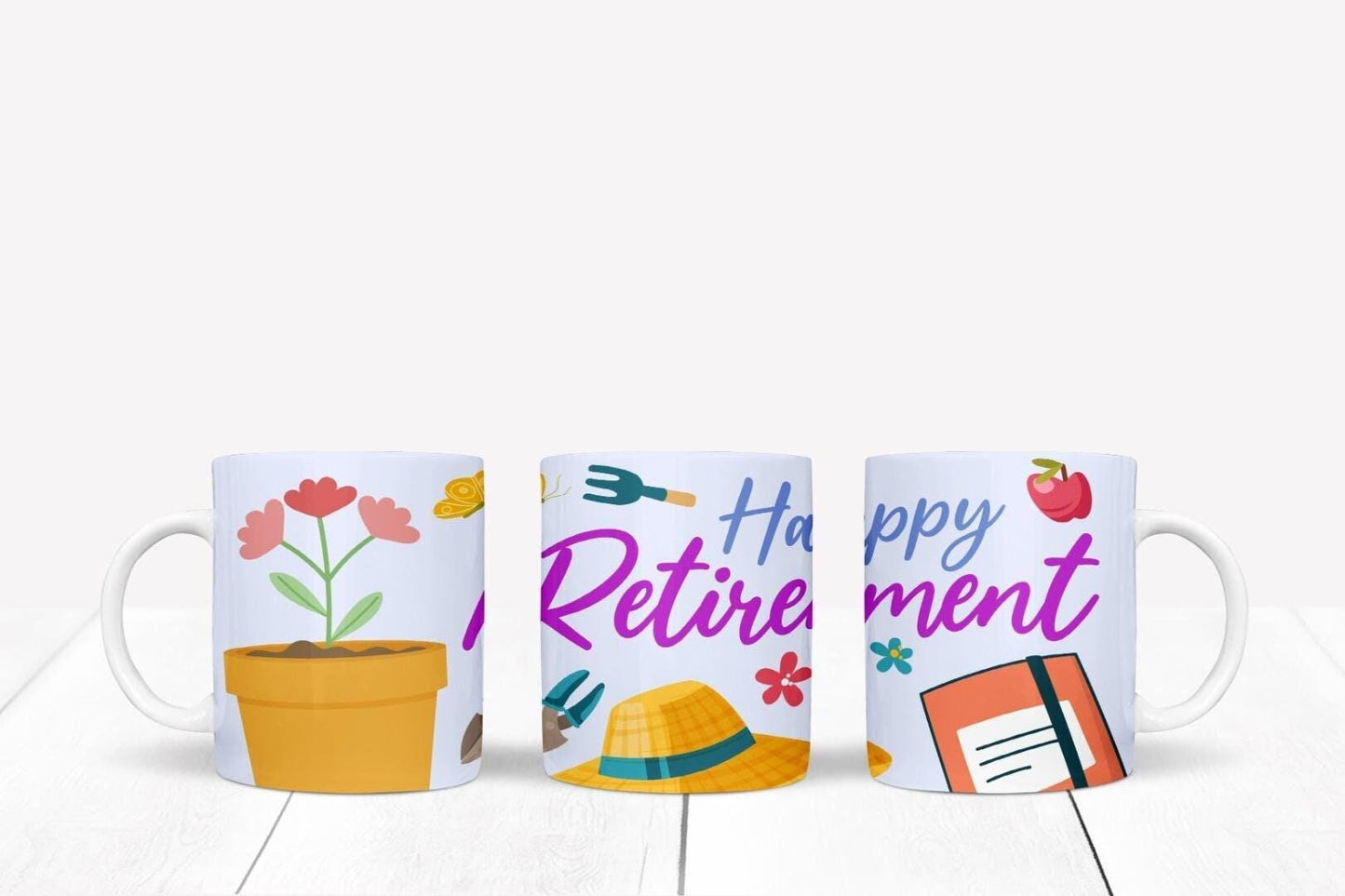 Happy Retirement Mug & Coaster Gift Set Colleague Leaving Work Retiring Gift