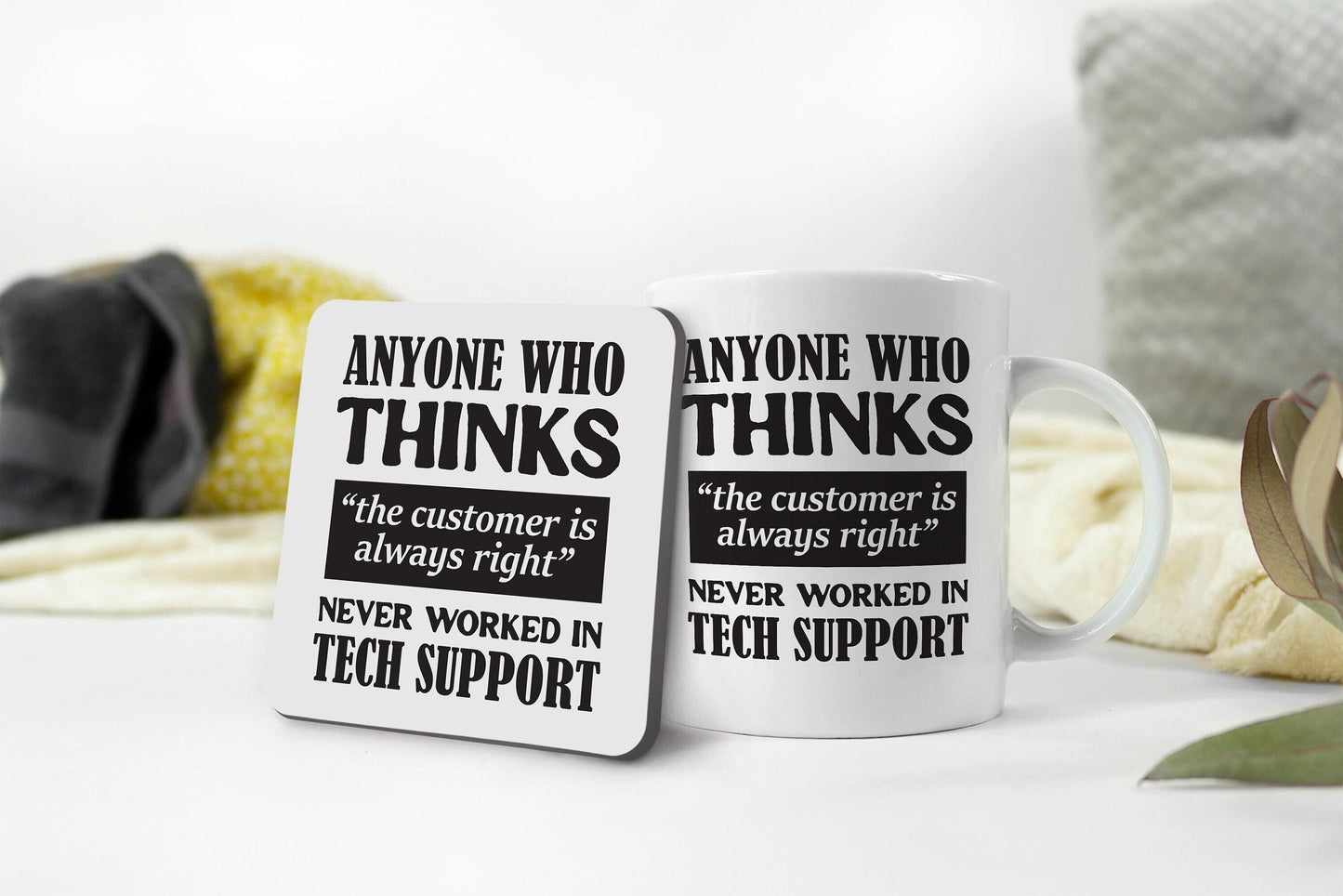 Funny Tech Support Mug It Expert Computer Geek Office Humour Gift Coffee Tea Cup