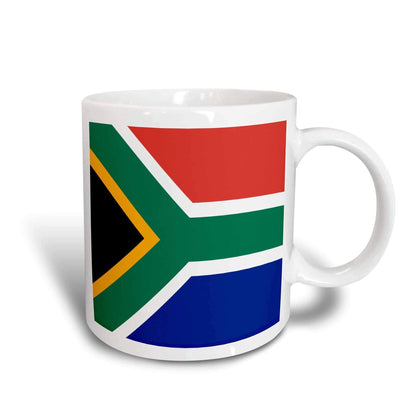South Africa Flag Mug: Novelty Coffee Tea Cup, UK Made