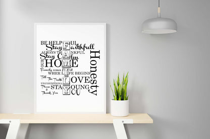 Climb Tree Ride Bike Children Kids Room Poster Decor Boys Girls Art Poster Wall