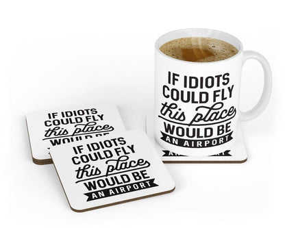 Funny Office Mug & Coaster Set: Sarcastic IT Boss Gift