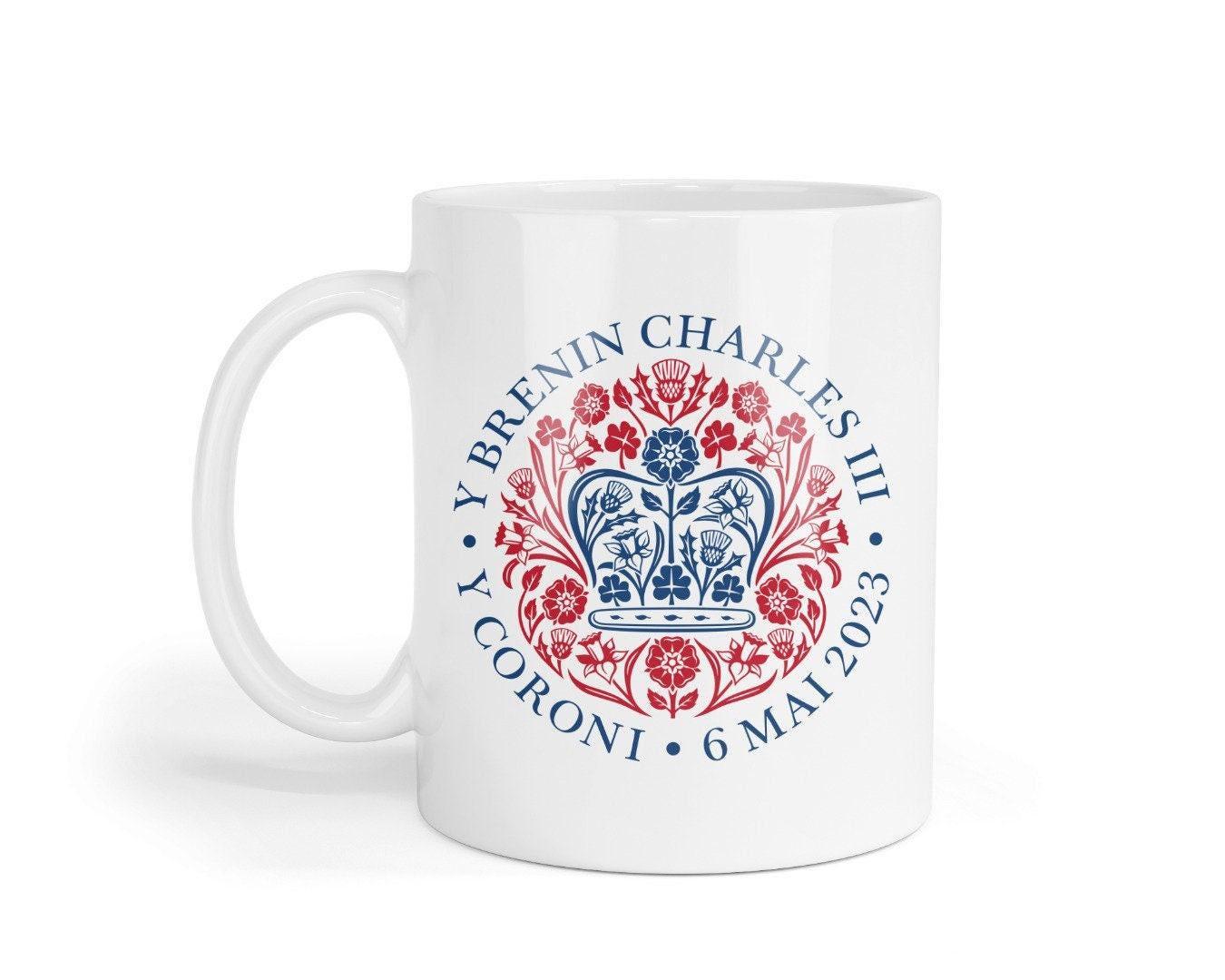 King Charles III Welsh Coronation Commemorative Welsh Memorabilia Mug Coaster