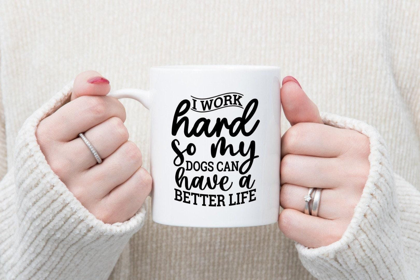 Dog Lover Mug & Coaster Set: Funny Office Gift