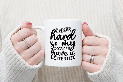 Dog Lover Mug & Coaster Set: Funny Office Gift