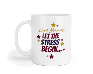 Good Morning Starry Mug: Coffee Tea Cup Gift, UK Made