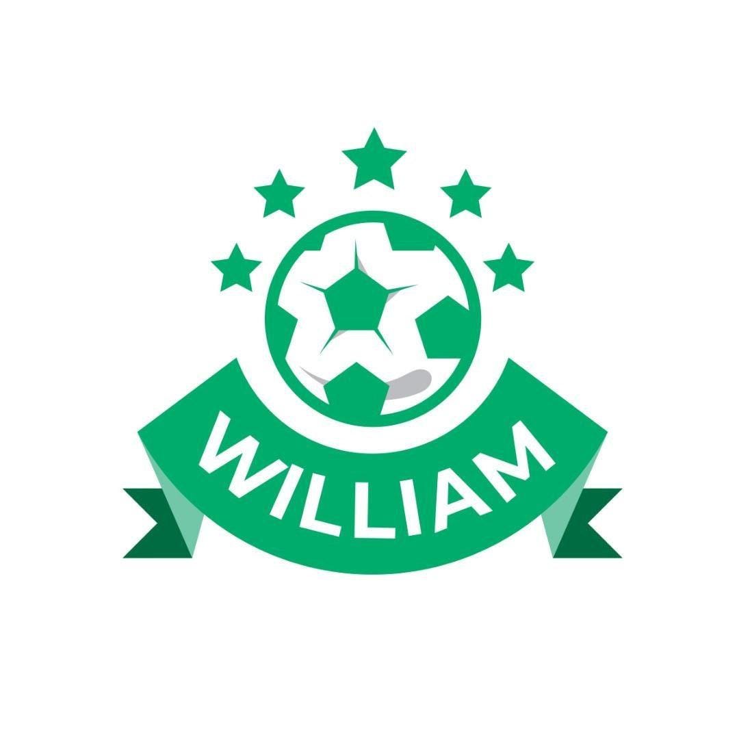 Personalised Star Football Wall Sticker Name Vinyl Decal Girls Boys Kids Nursery Bedroom