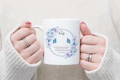 To My Wife Coffee Mug & Coaster Set: Love Gift From Husband