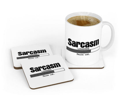 Funny Sarcasm Loading Please Wait.. - Laugh Novelty Mug & Coaster Coffee Tea Cup Office Gift