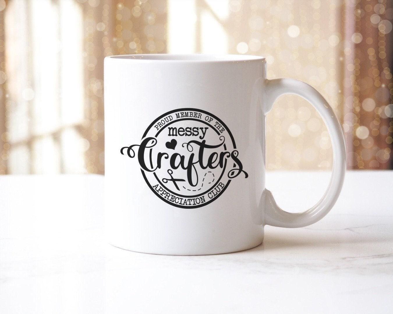 Messy Crafters Mug & Coaster Set - Funny Novelty Gift