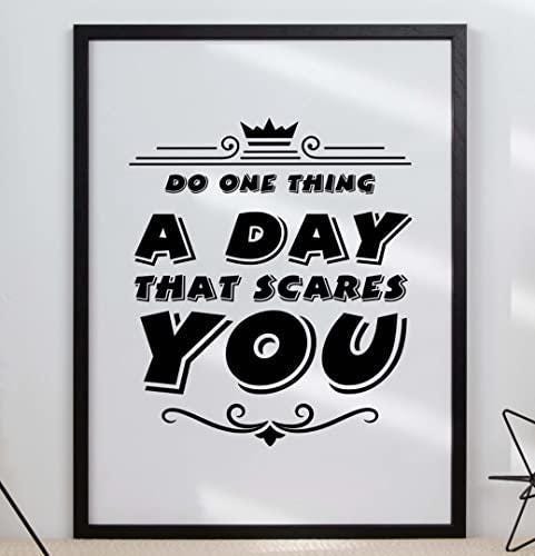 Do One Thing A Day Motivational Inspirational Love Positive Quote Poster Wall