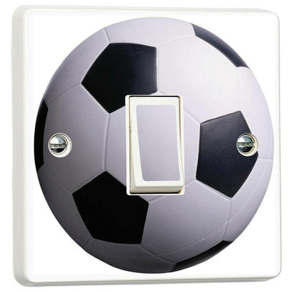 Football Goal Soccer Sports Boys Bedroom Light Switch Cover Skin Sticker Decal