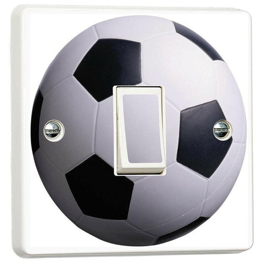 Football Goal Soccer Sports Boys Bedroom Light Switch Cover Skin Sticker Decal