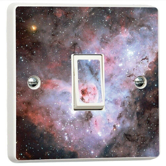 Carina Space Nebula Light Switch Sticker Cover Vinyl Skin Wall Decal Decor