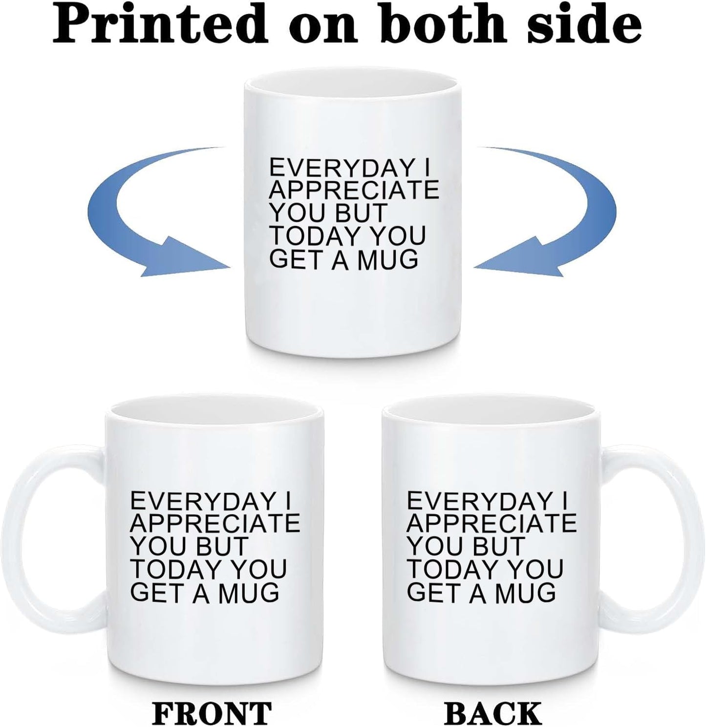 Perfect Father's Day for Dad | Ceramic Coffee Mug | Father's Day Gift | Stylish Printed Design | Tea & Coffee Cup | 11oz