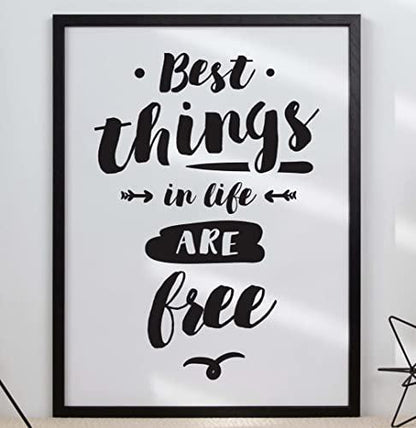 Best Thing In Life Motivational Inspirational Positive Thought Poster Print Wall
