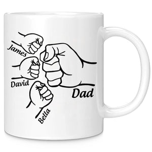 for Dad from Daughter Son | Ceramic Coffee Mug | Father's Day Gift | Stylish Printed Design | Tea & Coffee Cup | 11oz