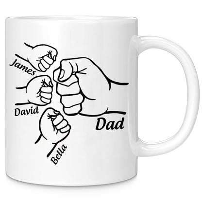 for Dad from Daughter Son | Ceramic Coffee Mug | Father's Day Gift | Stylish Printed Design | Tea & Coffee Cup | 11oz
