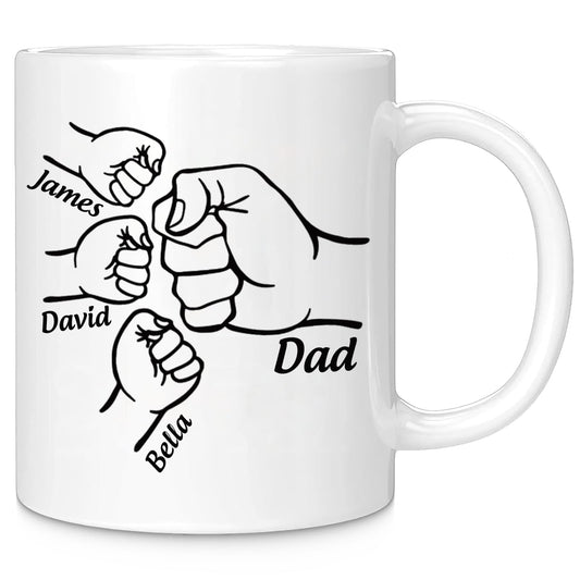 for Dad from Daughter Son | Ceramic Coffee Mug | Father's Day Gift | Stylish Printed Design | Tea & Coffee Cup | 11oz