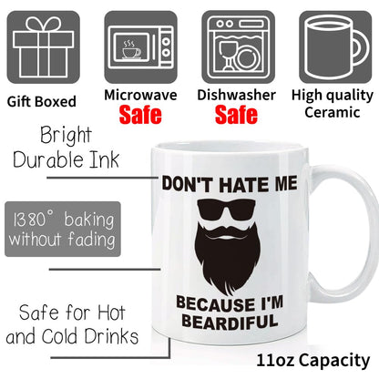 Father's Day for Men Dad Uncle Grandpa | Ceramic Coffee Mug | Father's Day Gift | Stylish Printed Design | Tea & Coffee Cup | 11oz