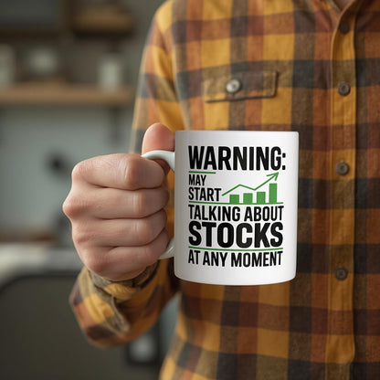 Stock market for Traders and Investors. Funny with Finance Quote. Great Day Trading | Ceramic Coffee Mug | Father's Day Gift | Stylish Printed Design | Tea & Coffee Cup | 11oz