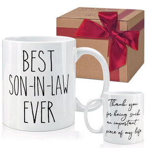 Inspirational for Son in Law | Ceramic Coffee Mug | Father's Day Gift | Stylish Printed Design | Tea & Coffee Cup | 11oz
