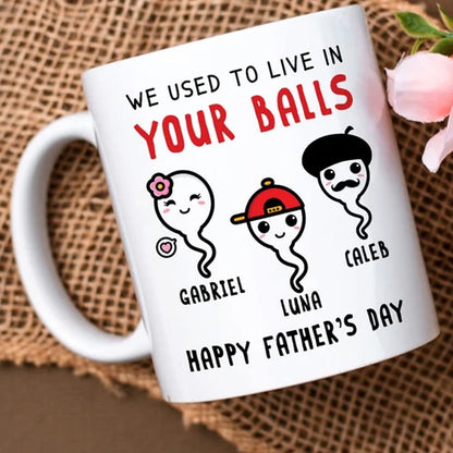 Personalized | Ceramic Coffee Mug | Father's Day Gift | Stylish Printed Design | Tea & Coffee Cup | 11oz