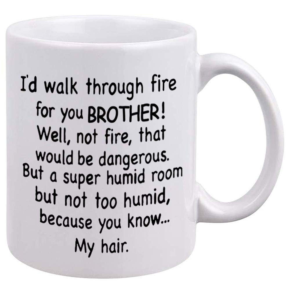 Funny Brother | Ceramic Coffee Mug | Father's Day Gift | Stylish Printed Design | Tea & Coffee Cup | 11oz