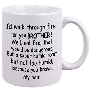 Funny Brother | Ceramic Coffee Mug | Father's Day Gift | Stylish Printed Design | Tea & Coffee Cup | 11oz