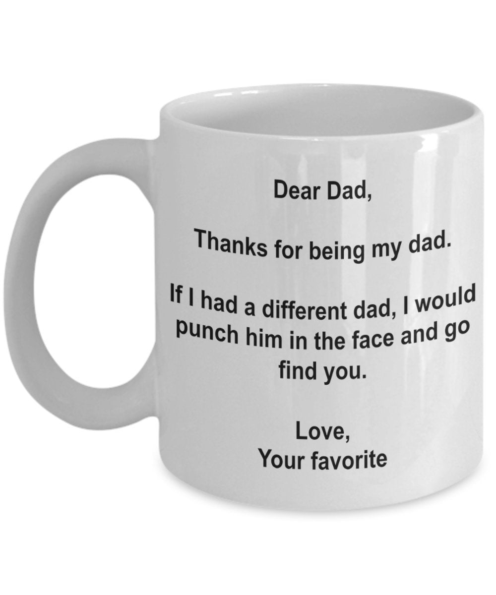 Funny Father's Day | Ceramic Coffee Mug | Father's Day Gift | Stylish Printed Design | Tea & Coffee Cup | 11oz