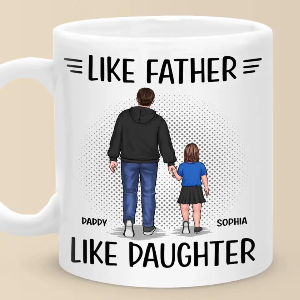 Like Father Daughter Family Personalized s | Customised Coffee Mug | 11 OZ