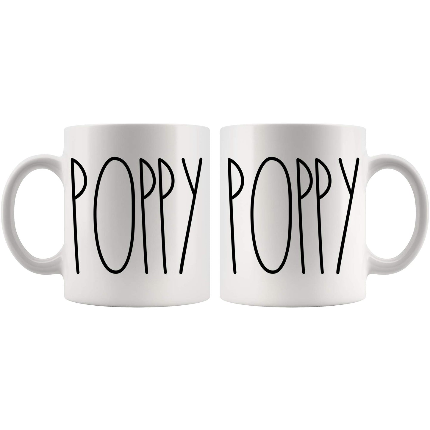 Poppy for //Mother's Day/Father's Day | Ceramic Coffee Mug | Father's Day Gift | Stylish Printed Design | Tea & Coffee Cup | 11oz