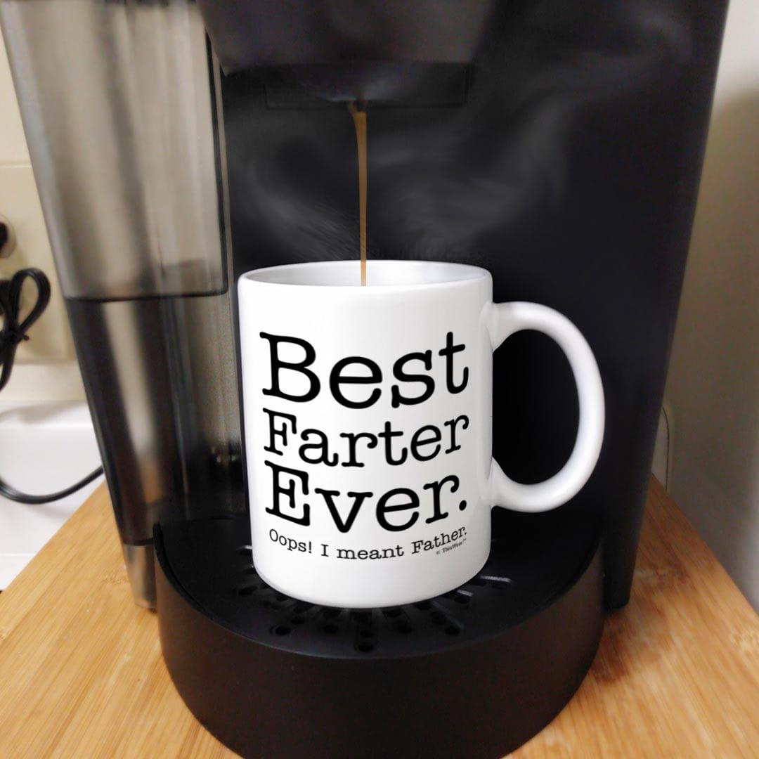 for Dad Best Farter Ever Oops Meant Father Tea White | Ceramic Coffee Mug | Father's Day Gift | Stylish Printed Design | Tea & Coffee Cup | 11oz