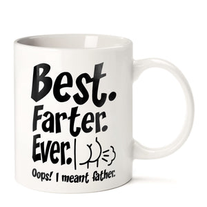 Funny for Husband Dad Him from Daughter Son Kids Wife | Ceramic Coffee Mug | Father's Day Gift | Stylish Printed Design | Tea & Coffee Cup | 11oz