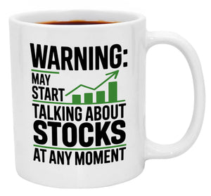 Stock market for Traders and Investors. Funny with Finance Quote. Great Day Trading | Ceramic Coffee Mug | Father's Day Gift | Stylish Printed Design | Tea & Coffee Cup | 11oz