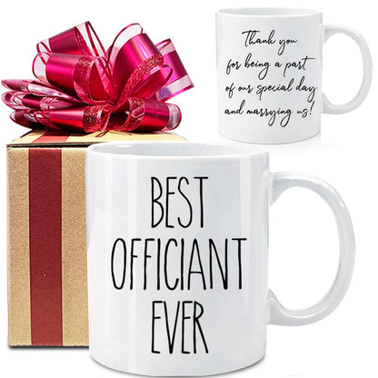 Wedding Officiant | Ceramic Coffee Mug | Father's Day Gift | Stylish Printed Design | Tea & Coffee Cup | 11oz