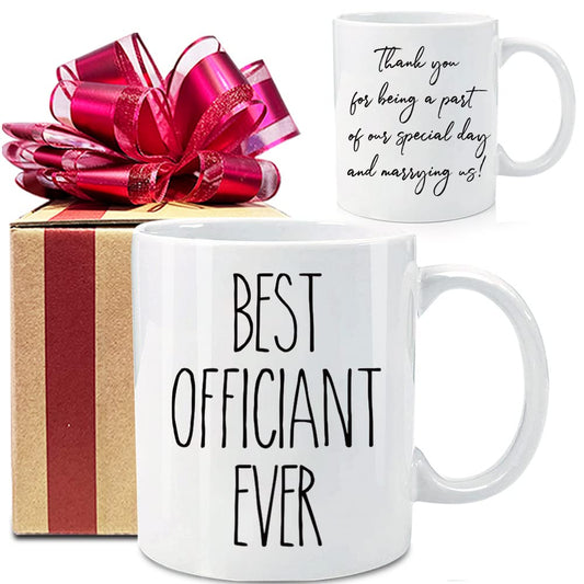 Wedding Officiant | Ceramic Coffee Mug | Father's Day Gift | Stylish Printed Design | Tea & Coffee Cup | 11oz