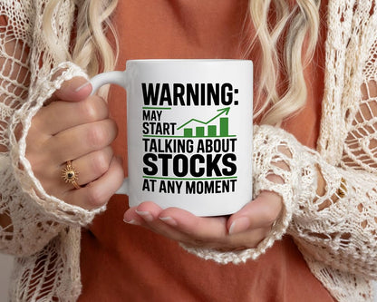 Stock market for Traders and Investors. Funny with Finance Quote. Great Day Trading | Ceramic Coffee Mug | Father's Day Gift | Stylish Printed Design | Tea & Coffee Cup | 11oz