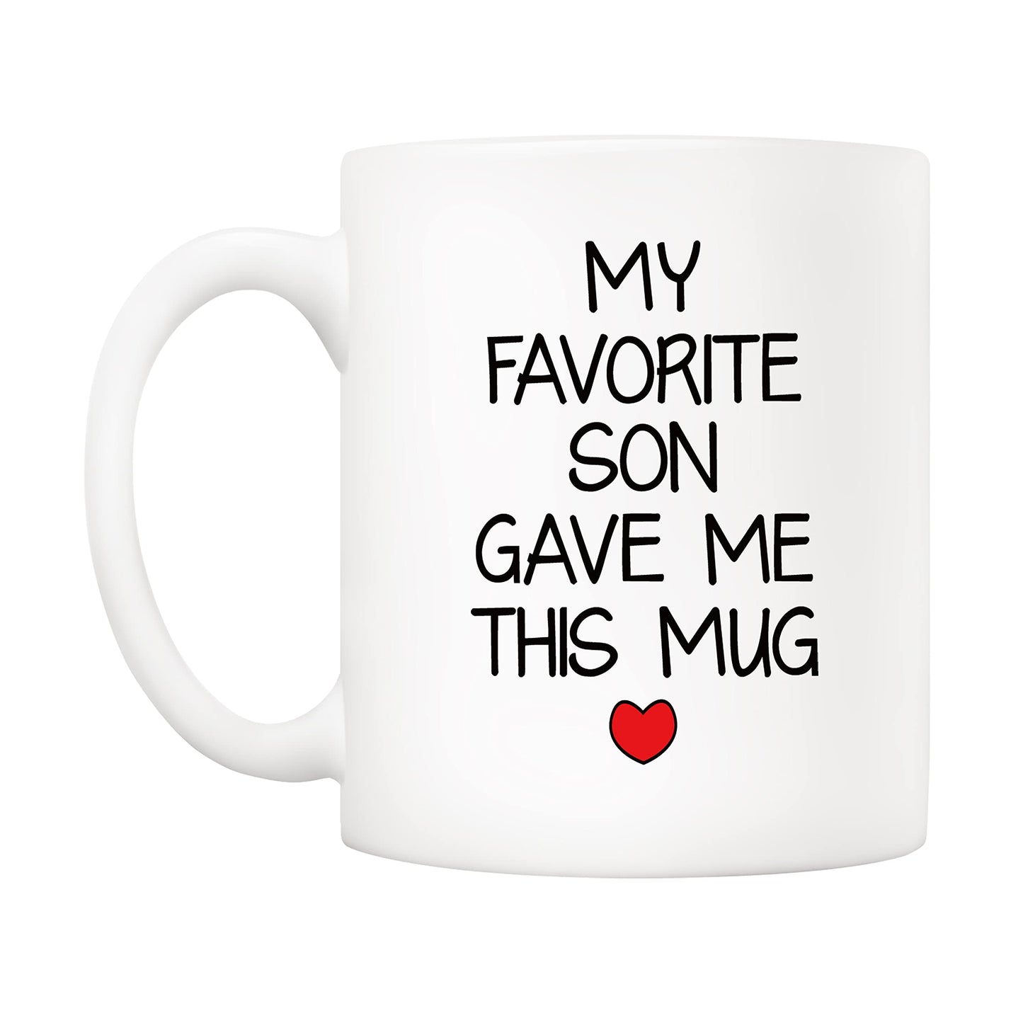 My Favorite Son Gave Me This | Ceramic Coffee Mug | Father's Day Gift | Stylish Printed Design | Tea & Coffee Cup | 11oz