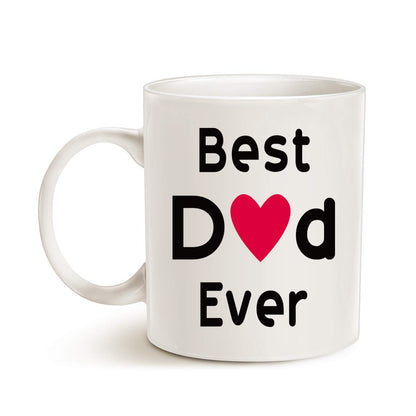 Best Dad | Ceramic Coffee Mug | Father's Day Gift | Stylish Printed Design | Tea & Coffee Cup | 11oz