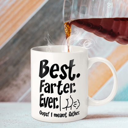 Funny for Husband Dad Him from Daughter Son Kids Wife | Ceramic Coffee Mug | Father's Day Gift | Stylish Printed Design | Tea & Coffee Cup | 11oz