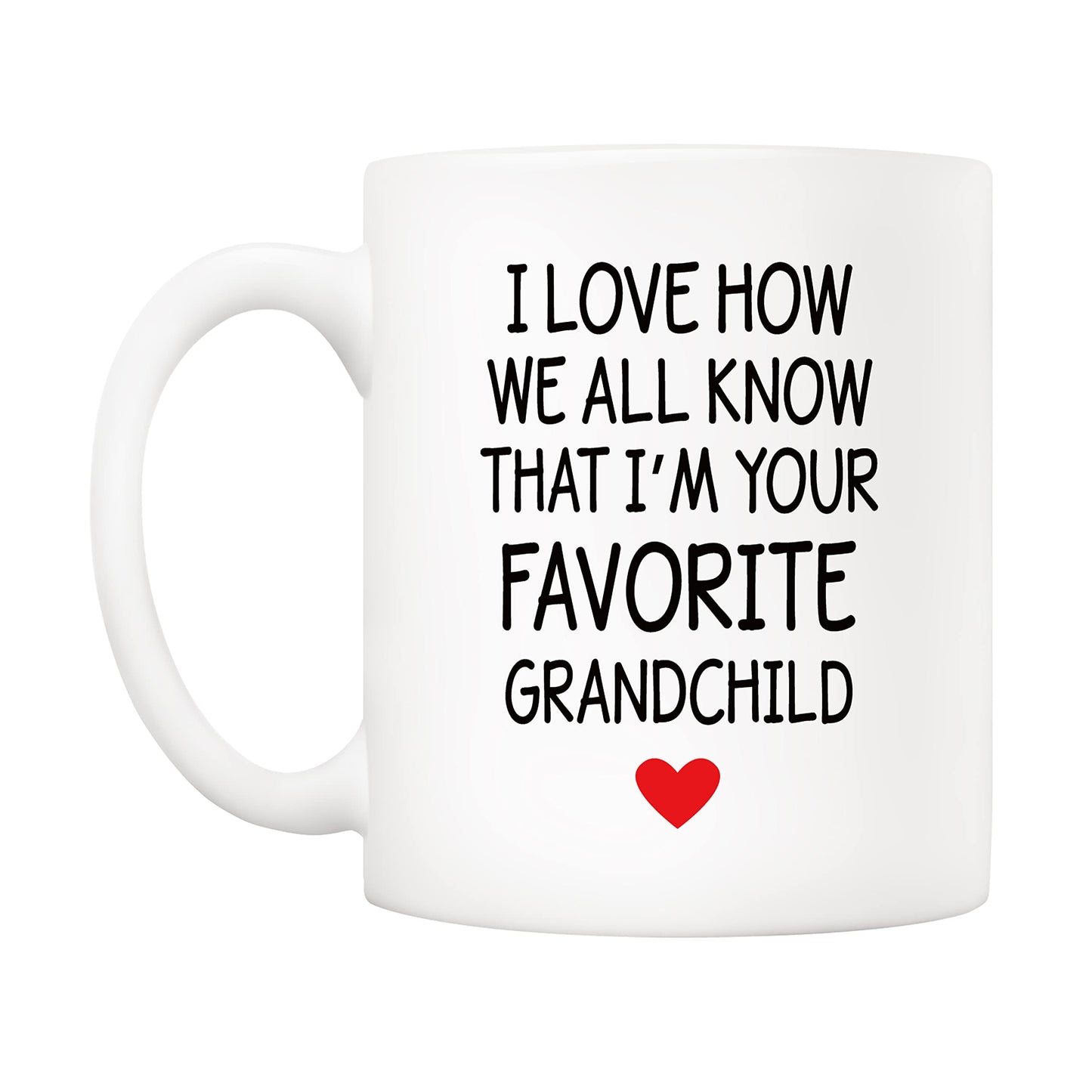 Mothers Day and Great Grandma Grandpa from Granddaughter Grandson | Ceramic Coffee Mug | Father's Day Gift | Stylish Printed Design | Tea & Coffee Cup | 11oz
